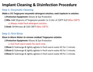 Small Animal Implantable Telemetry - Implant Cleaning & Disinfection ...